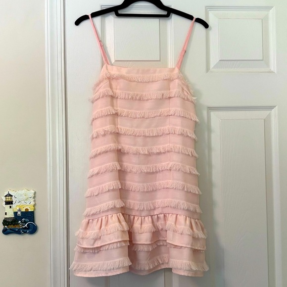Princess Polly Dresses & Skirts - Princess Polly Molina Mini Dress with Frayed Stitching and Adjustable Straps